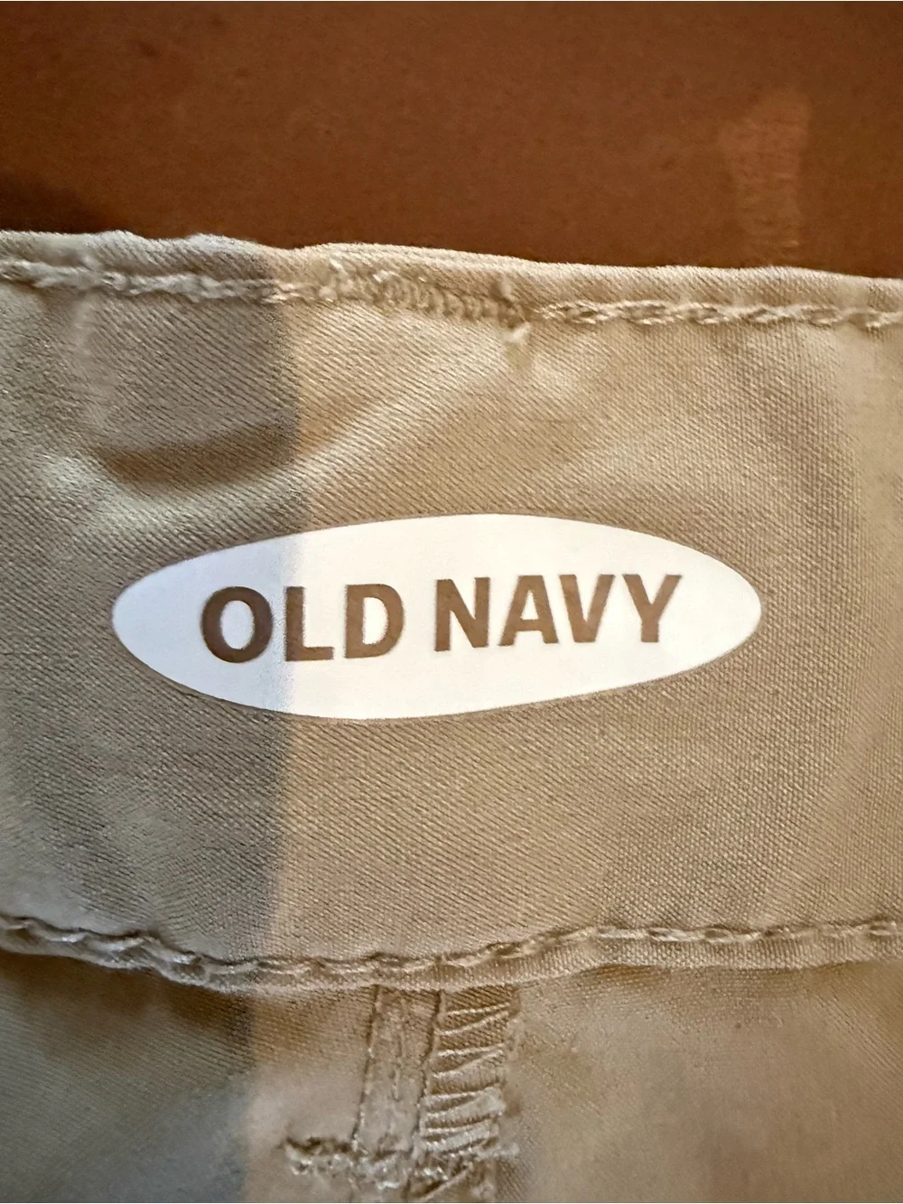 Old Navy Tech Hybrid khaki Chino Shorts, boys size 16
